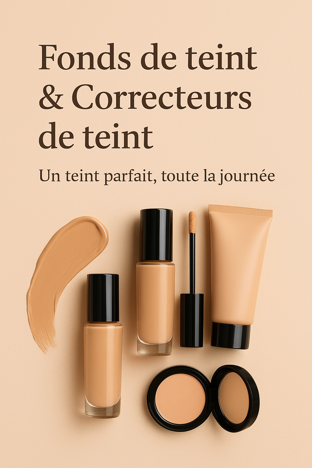 Fonds de teint et correcteurs de teint