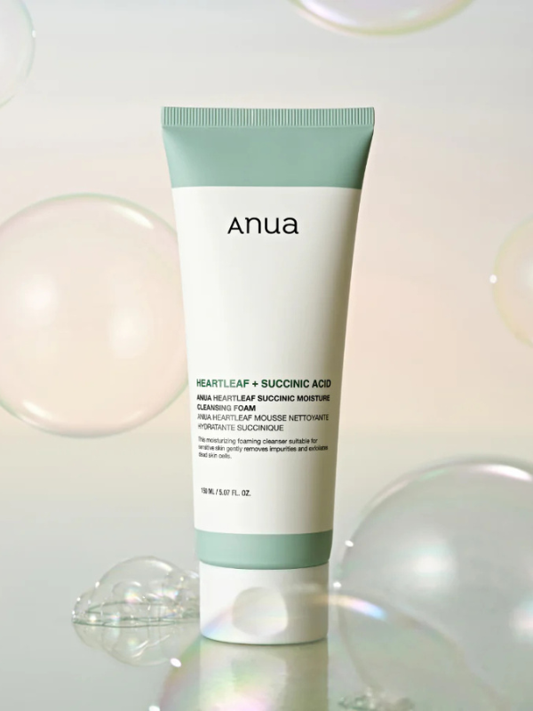 Anua Heartleaf Succinic Moisture Cleansing Foam 150ml-0