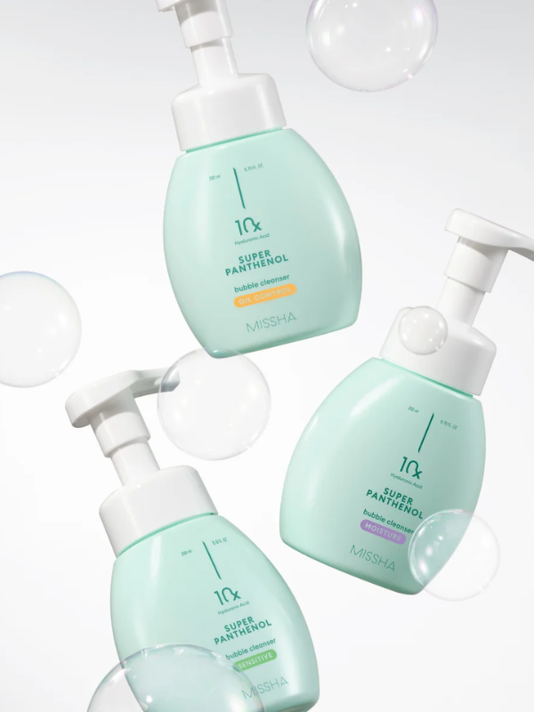 MISSHA Super Panthenol Bubble Cleanser 200ml - Sensitive-4