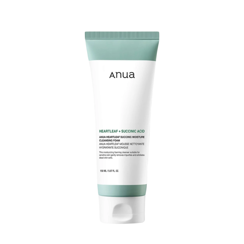 Anua Heartleaf Succinic Moisture Cleansing Foam 150ml-1