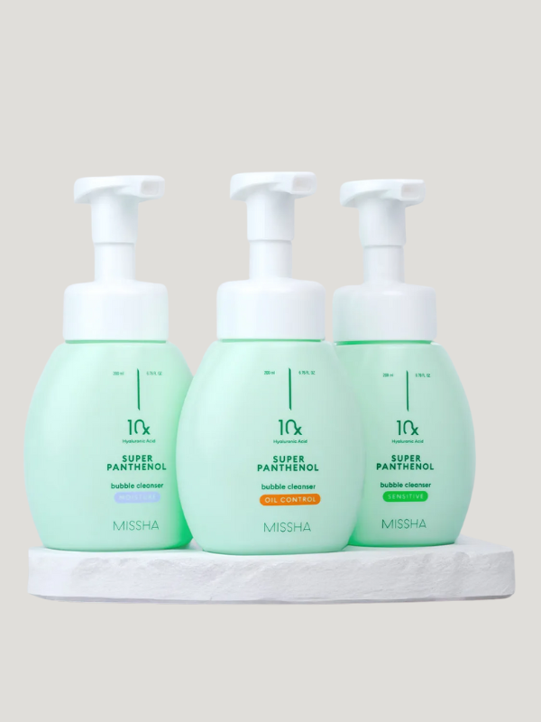 MISSHA Super Panthenol Bubble Cleanser 200ml - Sensitive-2