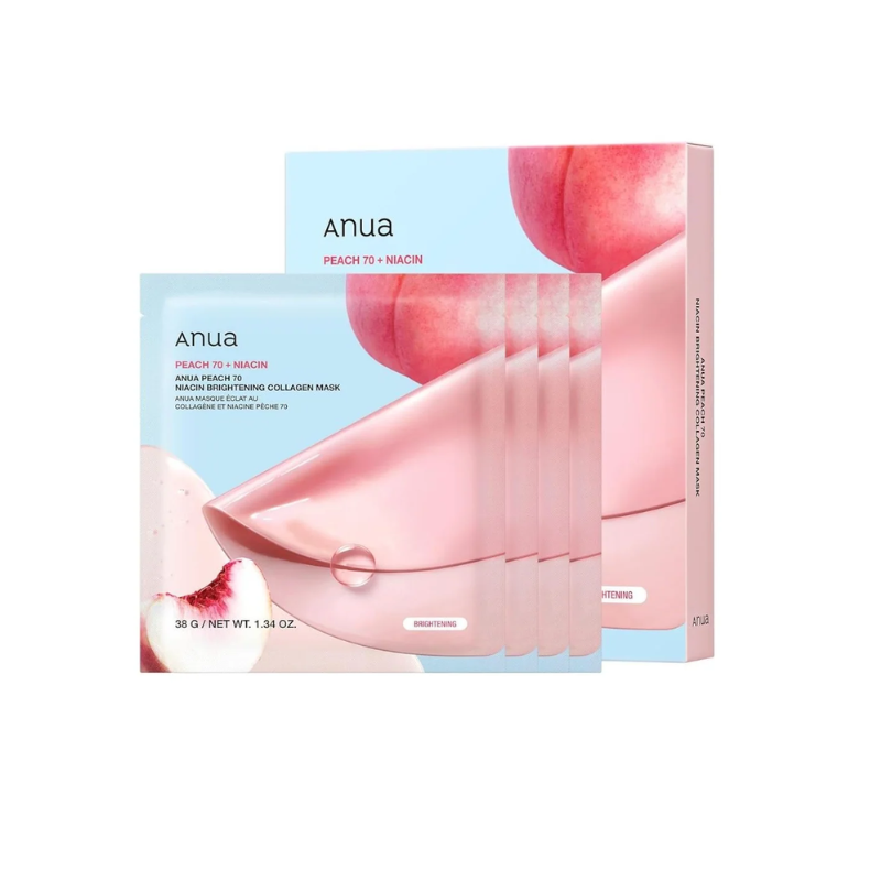 Anua Peach 70 Niacin Brightening Collagen Mask 38g-1