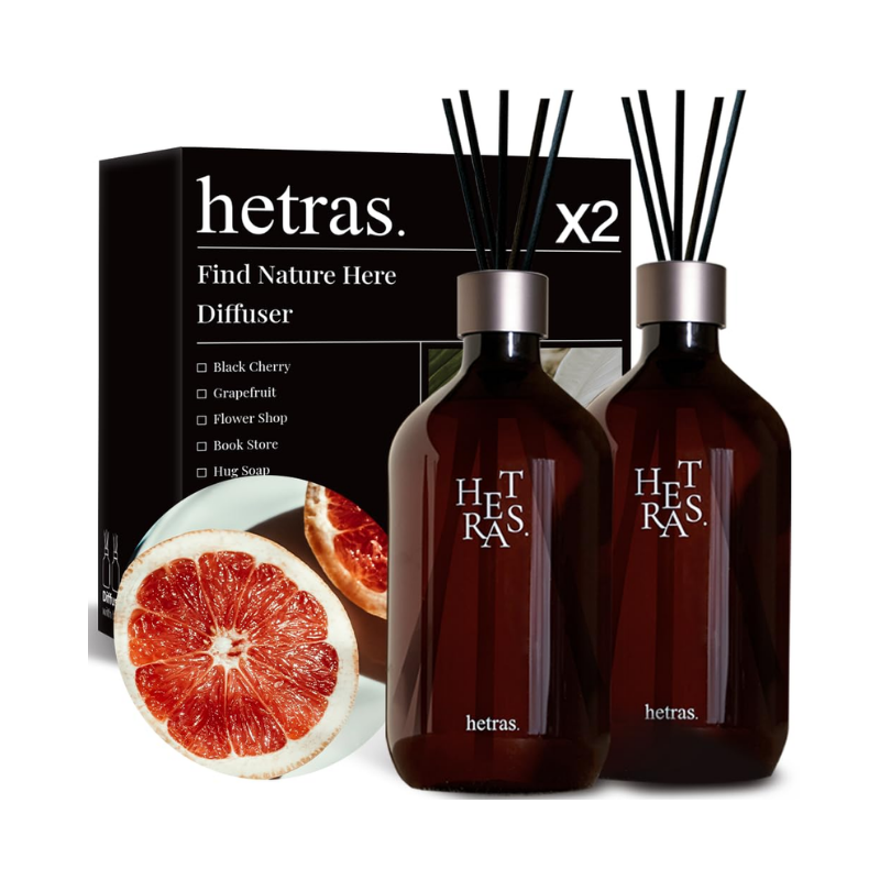 hetras Premium Diffuser 500ml x 2-4